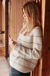 Lana Grossa PULLOVER Natural Alpaca Pelo - Strikkeoppskrift (DK)