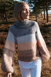 Lana Grossa PULLOVER Ecopuno & Setasuri - Strikkeoppskrift (DK)