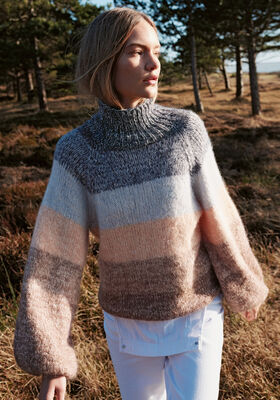 PULLOVER Ecopuno & Setasuri - Strikkeoppskrift (DK) fra Lana Grossa