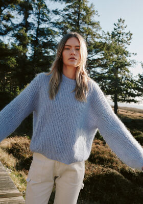 PULLOVER Cool Wool Cashmere - Strikkeoppskrift (DK) fra Lana Grossa