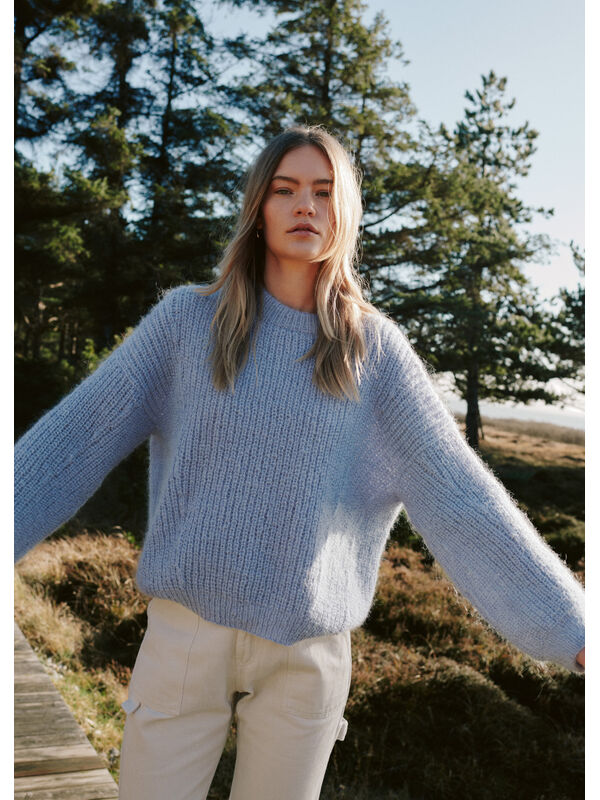 Lana Grossa PULLOVER Cool Wool Cashmere - Strikkeoppskrift (DK)