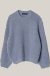 Lana Grossa PULLOVER Cool Wool Cashmere - Strikkeoppskrift (DK)