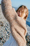 Lana Grossa CARDIGAN Alpaca Pelo - Strikkeoppskrift (DK)