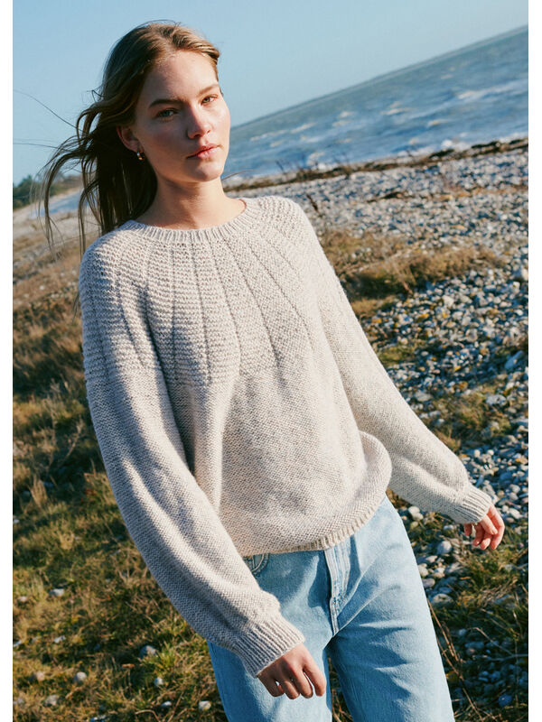 Lana Grossa PULLOVER Ecopuno - Strikkeoppskrift (NO)