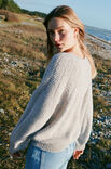 Lana Grossa PULLOVER Ecopuno - Strikkeoppskrift (NO)