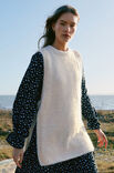 Lana Grossa SLIPOVER Natural Alpaca Pelo - Strikkeoppskrift (DK)