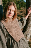 Lana Grossa POLOKRAGE Natural Alpaca Pelo - Strikkeoppskrift (DK)