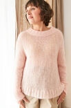 Lana Grossa SWEATER Silkhair - Strikkeoppskrift (DK)