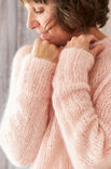 Lana Grossa SWEATER Silkhair - Strikkeoppskrift (DK)