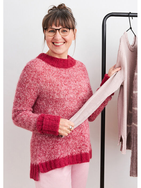 Lana Grossa SWEATER Setasuri - Strikkeoppskrift (DK)