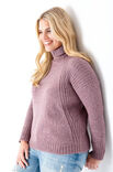 Lana Grossa PULLI MIT ZOPF-RIPPENMUSTER Cashmere 16 Fine - German Edition