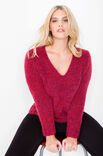 Lana Grossa PULLI MIT V-AUSSCHNITT Alpaca 400 - German Edition