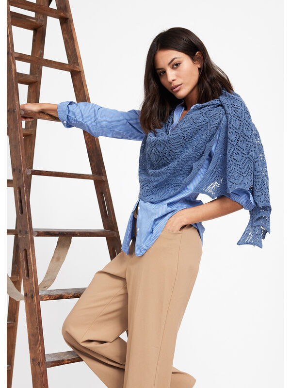 Lana Grossa SJAL Cool Wool Lace - Hekleoppskrift (DK)