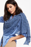 Lana Grossa SJAL Cool Wool Lace - Hekleoppskrift (DK)