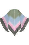 Lana Grossa TREKANTSKJERF Cool Wool Lace Hand-dyed & Cool Wool Lace - Strikkeoppskrift (DK)