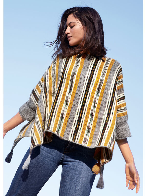 Lana Grossa PONCHO Ecopuno - Oppskrift (NO)