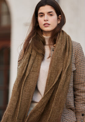 STOLA Cool Wool Lace & Silkhair - Strikkeoppskrift (SE) fra Lana Grossa