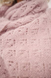 Lana Grossa TREKANTSKJERF Cool Wool Lace & Silkhair - Strikkeoppskrift (SE)