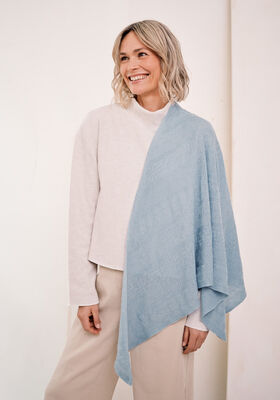 TREKANTSKJERF Cool Wool Lace - Strikkeoppskrift (SE) fra Lana Grossa