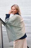 Lana Grossa SJAL Cool Wool Lace hand-dyed & Silkhair - Strikkeoppskrift (SE)