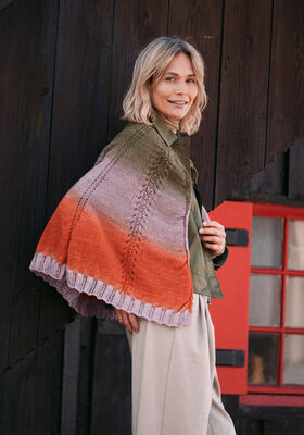 SJAL Cool Wool Lace hand-dyed & Cool Wool Lace - Strikkeoppskrift (SE) fra Lana Grossa