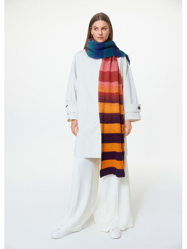 Lana Grossa SJAL Merino Lace Aquarell - Strikkeoppskrift (SE)