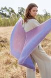 Lana Grossa PONCHOSKJERF Merino Lace Aquarell, Silkhair & Cool Wool Lace