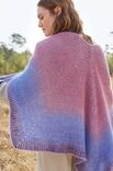 Lana Grossa PONCHOSKJERF Merino Lace Aquarell, Silkhair & Cool Wool Lace