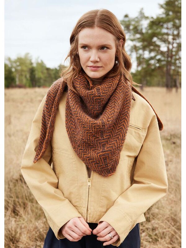 Lana Grossa TREKANTSKJERF Cashmere 16 Fine, Silkhair & Cool Wool Lace