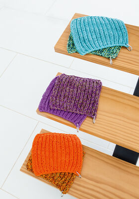 TOPFLAPPEN IM PATENTMUSTER Cotone uni - German Edition fra Lana Grossa