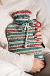 Lana Grossa VARMTVANNFLASKETREKK Meilenweit 6-fach Merino Christmas - Strikkeoppskrift (SE)