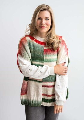 SLIPOVER Gomitolo (Christmas Edition Lurex) - Strikkeoppskrift (SE) fra Lana Grossa