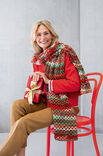 Lana Grossa HEKLET STOLA Gomitolo (Christmas Edition Lurex)