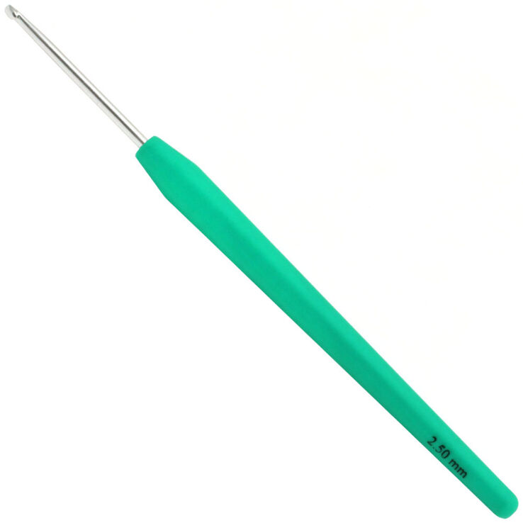 Lana Grossa Heklenål Design Color (med mykt plastgrep) St. 2,5