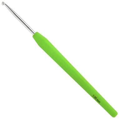 Lana Grossa Heklenål Design Color (med mykt plastgrep) St. 3,0
