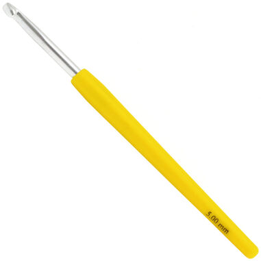 Lana Grossa Heklenål Design Color (med mykt plastgrep) St. 5,0