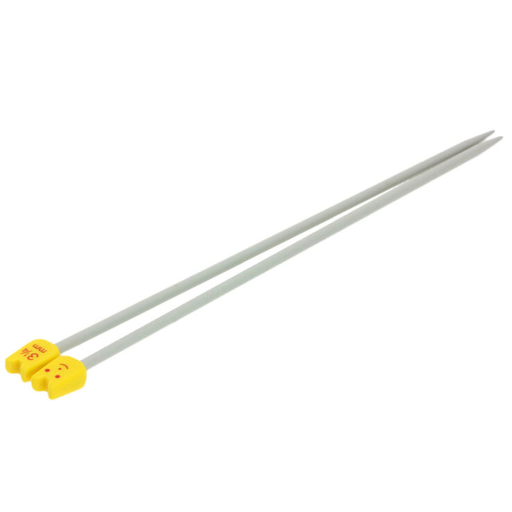 Lana Grossa Jumperpinner Aluminium -barn, St. 3,25/18cm