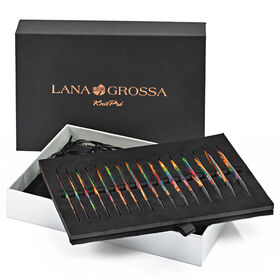 Lana Grossa Rundpinnesett Design-tre: Multicolor 