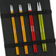 Lana Grossa Rundpinnesett Aluminium Rainbow liten (svart)
