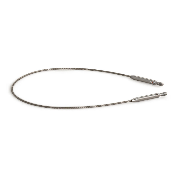 Lana Grossa Drejbar vaier Vario i rustfrit stål, fin, 40 cm.