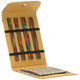 Lana Grossa Sett med ermepinner/settpinner Design-tre Multicolor, 15 cm (brun)