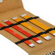 Lana Grossa Stick-sett settpepinner Aluminium Rainbow 15 cm (brun)