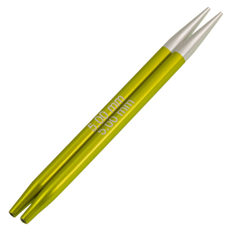 Lana Grossa Utskiftbare Rundpinner Vario Aluminium Rainbow St. 5,0 kort
