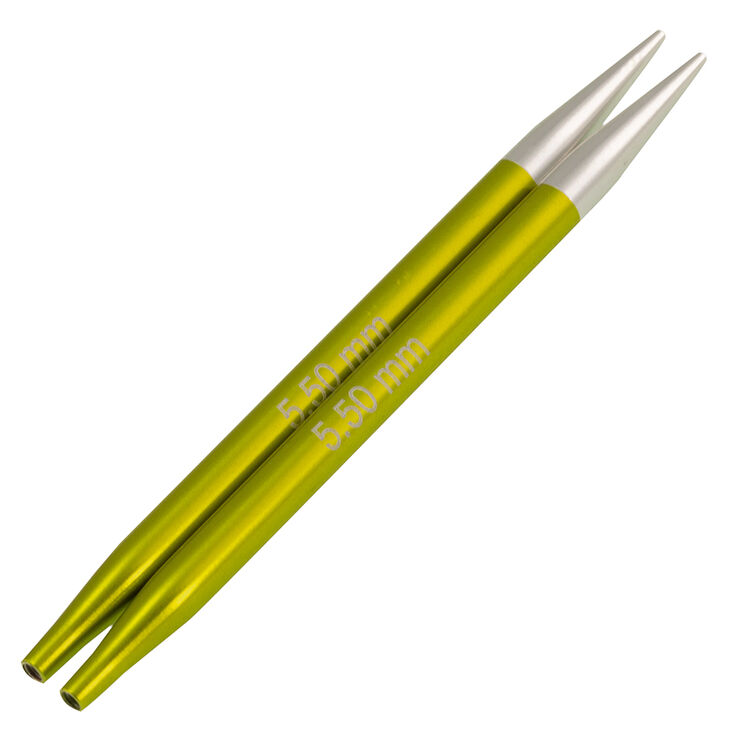 Lana Grossa Utskiftbare Rundpinner Vario Aluminium Rainbow St. 5,5 kort