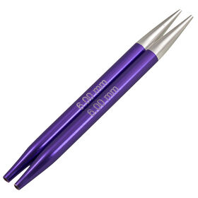 Lana Grossa Utskiftbare Rundpinner Vario Aluminium Rainbow St. 6,0 kort 