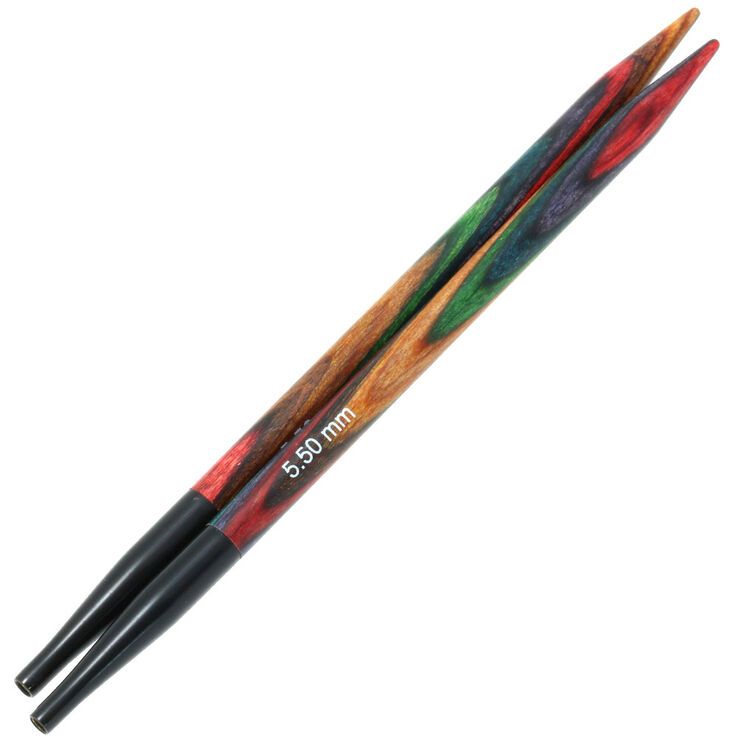 Lana Grossa Utskiftbare rundpinnespisser Vario designtre Multicolor St. 5,5