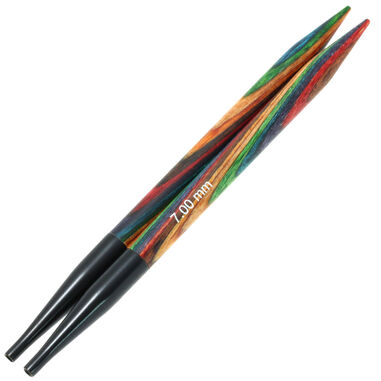 Lana Grossa Utskiftbare rundpinnespisser Vario designtre Multicolor St. 7,0