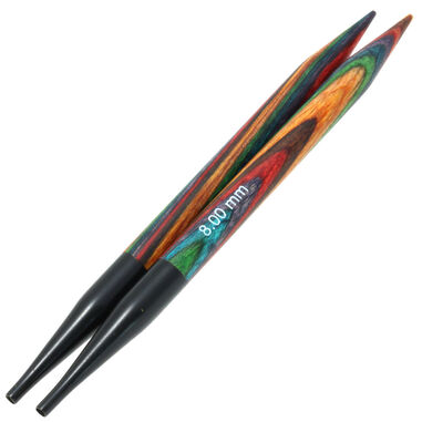 Lana Grossa Utskiftbare rundpinnespisser Vario designtre Multicolor St. 8,0