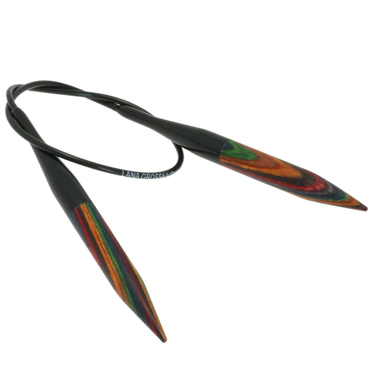 Lana Grossa Rundpinne Design-tre: Multicolor St. 9,0/40cm