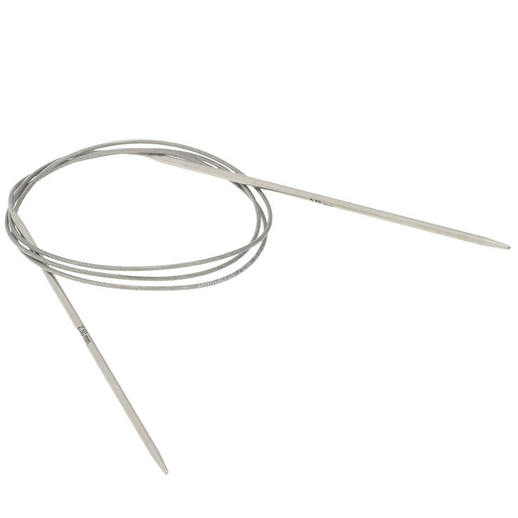 Lana Grossa Rundpinne i rustfritt stål 2,5/100cm